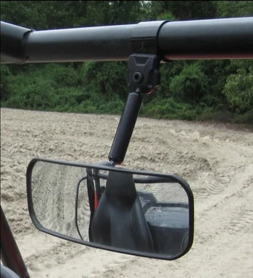 Seizmik 18050 UTV Black Rear View Mirror, 1.75in. 57-7992 Polaris Deere Kawasaki - Image 1 of 2