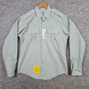 DSCP Garrison Collection NEW Light Green Shirt Size L 16-36/37 Military Defense - Picture 1 of 9