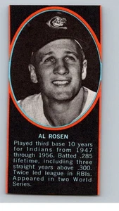 Estampillas de béisbol del equipo actual Dell 1971 Al Rosen GREATS Cleveland Indians - Imagen 1 de 2