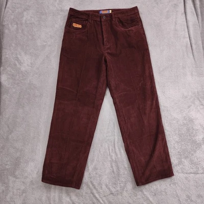 Empyre Corduroy Pants 34x30* Mens Red Burgundy Maroon Relaxed Baggy Loose Skate - Image 1 of 4
