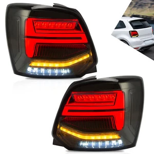 Luces traseras LED VLAND para VW Polo 6R 6C 2011-2017 luz trasera tintada E-MARK par - Imagen 1 de 9