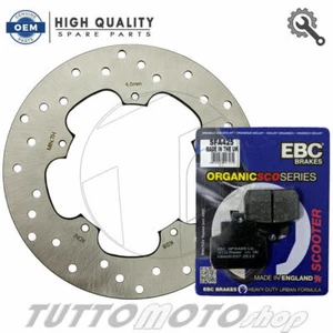 KIT DISCO FRENO POSTERIORE + PASTIGLIE EBC PIAGGIO X8 200 2006 - 2007 - Foto 1 di 5