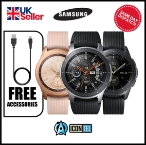 Samsung Galaxy Watch 42mm Fitness Health Tracker HRM SM-R810 Smartwatch R/Gold** - Bild 1 von 9