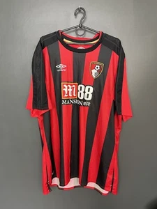 BOURNEMOUTH 2017/2018 HOME FOOTBALL SHIRT UMBRO SOCCER JERSEY SIZE 3XL ADULT - Picture 1 of 8