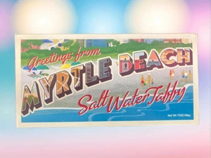 Myrtle Beach Salt Water Taffy Gift Box 7 Oz LARGE Box Sealed Mix Flavors - Picture 1 of 3