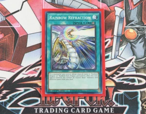 YuGiOh Spell Card Rainbow Refraction SDCB-EN027 1st Edition Common - Picture 1 of 2