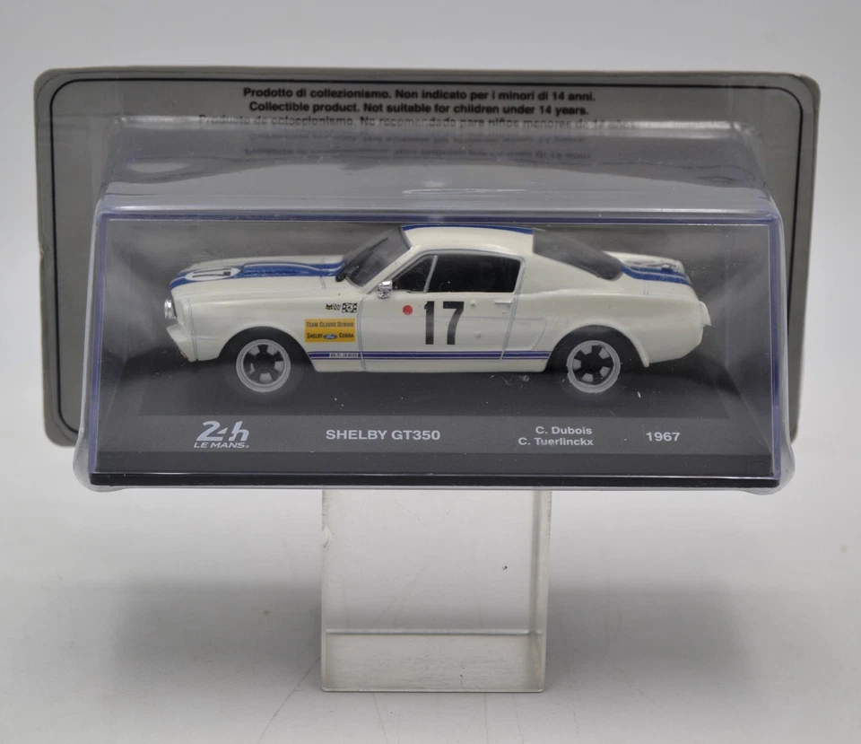 DIE CAST " SHELBY GT350 C.DUBOIS/C.TUERLINCKX 1967 " 24 HEURES DU MANS 1/43 - Immagine 1 di 1
