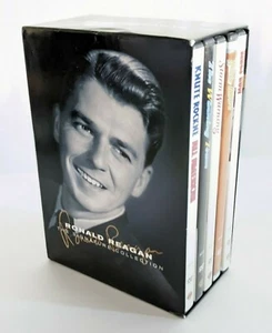 Ronald Reagan Signature Collection DVD Set Kings Row, Knute Rockne, Nasty Heart - Imagen 1 de 3