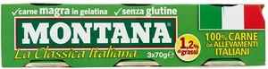Montana Carne, magra, in gelatina, 8 conf. da 3 pezzi da 70 g [24 pezzi, 1680 g] - Afbeelding 1 van 9