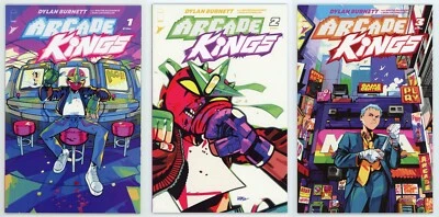 Arcade Kings #1 2 3 [All NM/MT 9.8 Cover A 1st Print] Burnett LOT RUN 2023 Image - Image 1 of 4