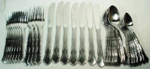 CUBIERTOS REED & BARTON SELECT COREA DE ACERO INOXIDABLE 34 PIEZAS - Imagen 1 de 3