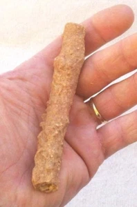 LA FULGURITA MÁS GRANDE Marruecos 4.25" de largo y solo $28 cada uno ¡RAYO PETRIFICADO! - Imagen 1 de 8