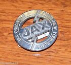 Jax Originals Paris New Yorm Roma Silver Tone Metal Button / Medallion Only  
