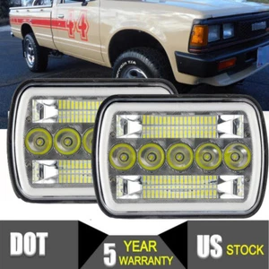 Par de faros LED 5x7" 7x6"" con arnés H4 aptos para camioneta Nissan 1984-2004 - Imagen 1 de 12
