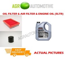 FOR HYUNDAI ACCENT 1.6 105 BHP 2002-05 PETROL OIL AIR FILTER KIT + SS 10W40 OIL