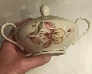 Teapot Porcelain Flowers Gilt Bavaria Vintage  - Picture 1 of 6