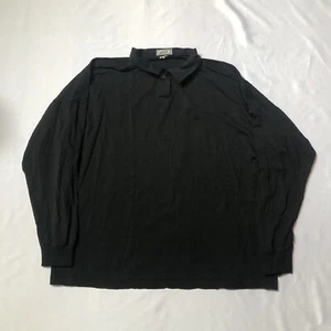 VTG Gianni Versace Men's Black Long Sleeve Collared Shirt 48 M - Picture 1 of 10