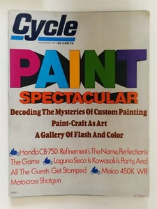 Revista para bicicletas noviembre de 1973 - Pintura espectacular - Honda CB 750 - Maico 450 - Imagen 1 de 2