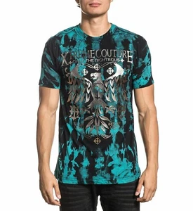 Xtreme Couture by Affliction Steel Mill Eagle UFC MMA Biker Tattoo T Shirt X1805 - Picture 1 of 5