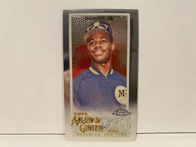 2020 Topps Chrome Allen & Ginter Ken Griffey Jr. #17 Mini Parallel MARINERS MLB! - Image 1 of 4