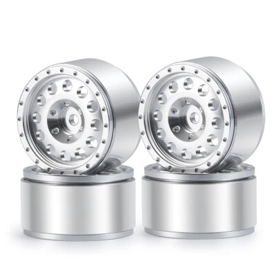 Llantas Beadlock de 1,0" 4 piezas para coche sobre orugas 1/24 Axial SCX24 AX24 FCX24 RC Foto 1 de 4