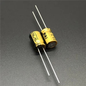10pcs/100pcs 25V220UF 25V Nichicon FW Condensatore standard 8x11,5mm per Audio - Foto 1 di 2