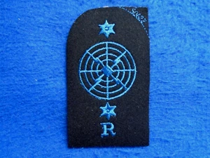 WRNS, MUJER ROYAL NAVAL SERVICE NO 2 VESTIDO RADAR RAMA VELOCIDAD LÍDER INSIGNIA BRAZO - Imagen 1 de 2