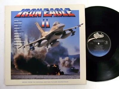 IRON EAGLE II Soundtrack LP Alice Cooper, Britny Fox, Mike Reno of Loverboy - Image 1 of 3