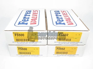 Juego de válvulas de motor Ferrea serie 5000 tamaño STD plano Acura Honda B16A B17A B18C - Imagen 1 de 5