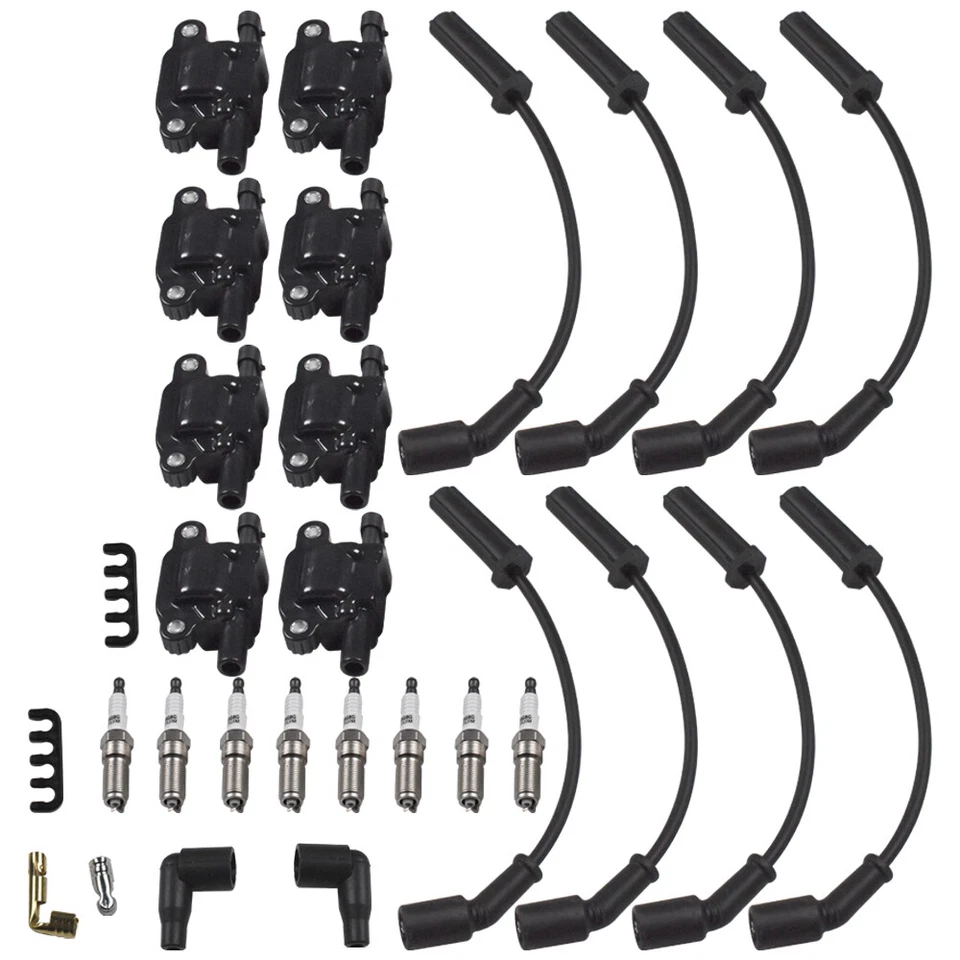 Ignition Coils &Spark Plugs &Wire For 14-20 GMC Sierra 1500 Chevy Silverado 1500 - Image 1 of 4