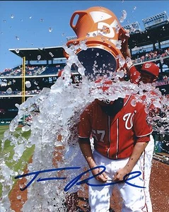 Signed 8x10 TANNER ROARK Washington Nationals Autographed photo - COA - Picture 1 of 1