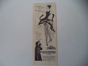 advertising Pubblicità 1957 CALZE OMSA - Imagen 1 de 1
