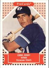 1991-92 ProCards Tomorrow's Heroes #159 Eddie Zosky