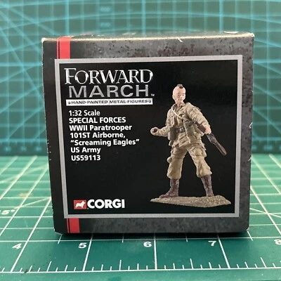 CORGI FORW'D MARCH SPECIAL FORCES 101st AIRBORNE SCREAMING EAGLE-US ARMY US59113 - Image 1 of 4