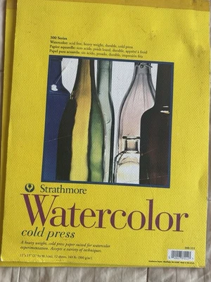 Strathmore Art Supplies Watercolor Paper Set cold Press Crafts Artist - Image 1 of 4