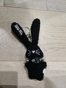 Dolls Kill Black Rabbit Schlüsselanhänger mit Halsband - Bild 1 von 3
