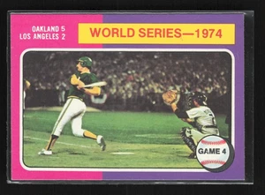 1975 O-Pee-Chee #464 1974 World Series Game 4 NM - Picture 1 of 2