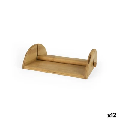 Portatovagliolo Quttin Marrone Bambù 22,5 x 17,5 x 7 cm [12 Unità] - Immagine 1 di 4