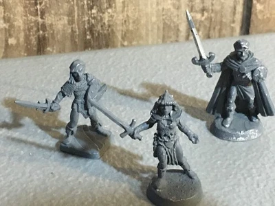 A32624 RAL PARTHA MINIATURAS METAL 3 PK GUERREROS LUCHADORES HUMANOS D&D Foto 1 de 4