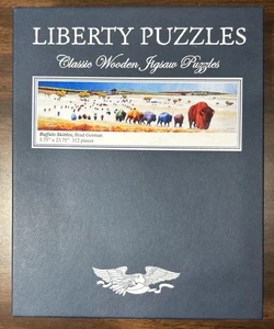Liberty Wooden Puzzle - Buffalo Skittles - 5.75” x 23.75” - Complete - 312 pcs - Picture 1 of 10