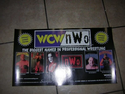 HULK HOGAN NUEVO PÓSTER PROMOCIONAL ENCABEZADO ESCORPIO WCW GOLDBERG PICADURA GIGANTE 1998 VINTAGE Foto 1 de 4