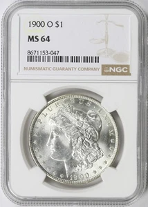 1900-O $1 Morgan Dollar NGC MS64 - Picture 1 of 4