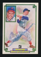 1984 Donruss "Grand Champions" -#14 TED WILLIAMS (Red Sox) *Autographed* d.2002