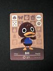 Bill Amiibo Card For Sale. Animal Crossing (Series 1 #033) Authentic+Unscanned