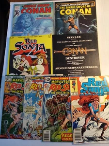 Conan Red Sonja LOT Barbar Arnold Schwarzenegger Verfilmung Stan Lee 70er - Bild 1 von 11