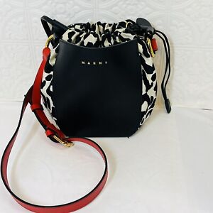 Marni Shoulder Bags Patent Leather Exterior Handbags for Women for 
