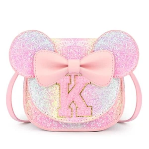 Toddler Purse Girl Gifts - Little Kids Gifts Mini Mouse Ears Bow Purse Glitte... - Picture 1 of 8