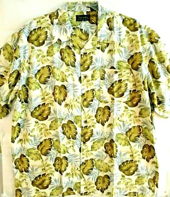 Scandia Woods-Mens Hawaiian Shirt-Extra Large/2XL, 100% Rayon-Button Down Casual - Image 1 of 4