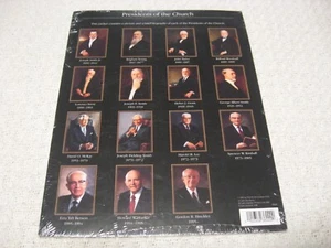 Vintage 90's 1997 LDS Mormon PRESIDENTS OF THE CHURCH 8.5" x 11" Lesson Photos - Picture 1 of 3