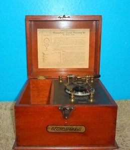 Efescaphone "Benbow" Crystal Radio Receiving Set Rare - Picture 1 of 10